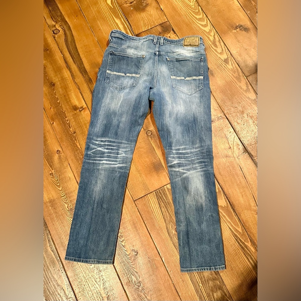 i jeans by Buffalo Distressed Blue Straight Jeans